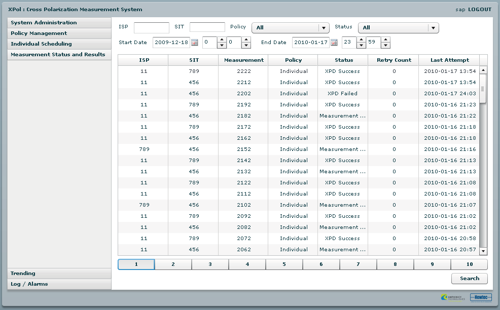 Management System for Sat3Play