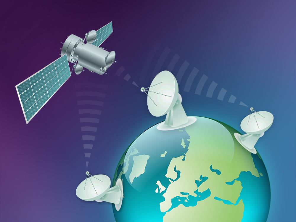 Passive satellite ranging