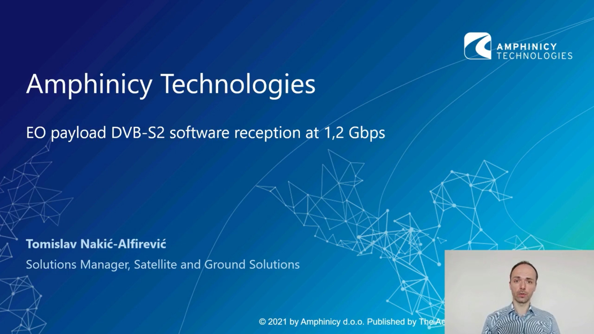 EO payload DVB-S2 software reception at 1,2 Gbps