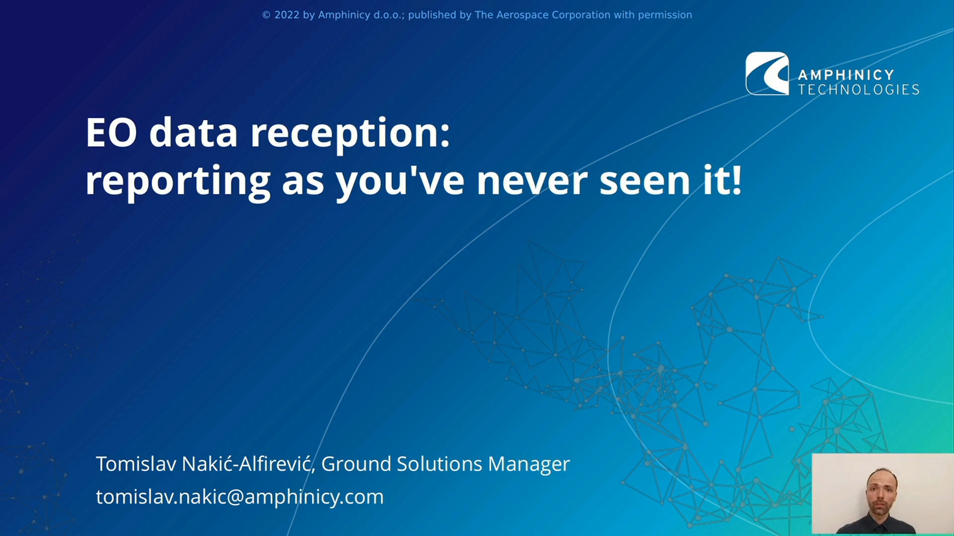 EO data reception: reporting as you’ve never seen it