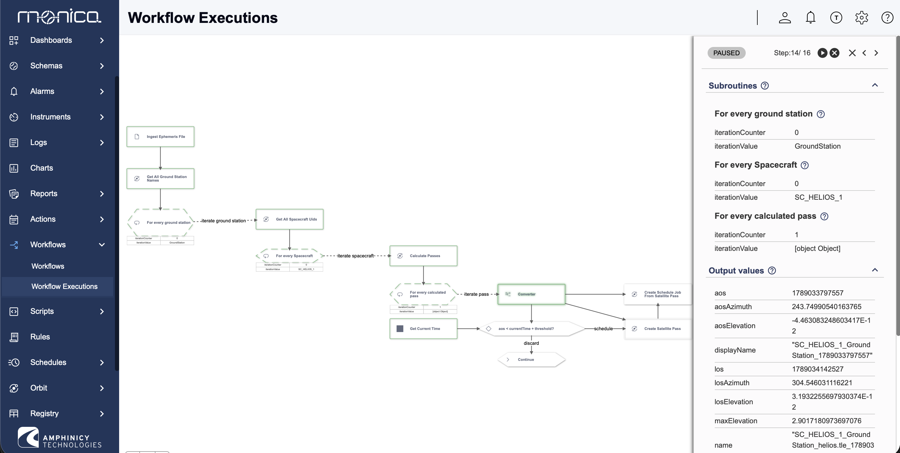 Monica M&C v8 - Workflow Inspector