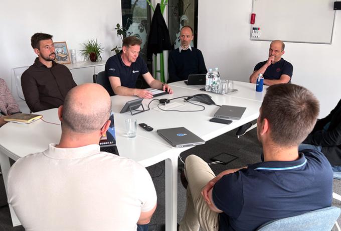 Meeting with ESA at Amphinicy Zagreb Office