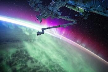 Satellite in space. Image courtesy of NASA